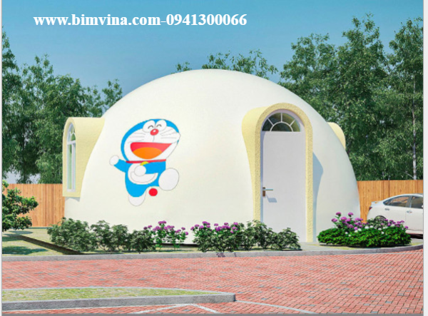 nhà composite kiểu tròn